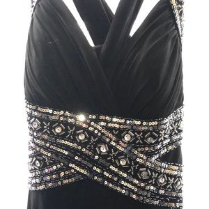 Hailey Logan Full Length Fitted Formal Dress